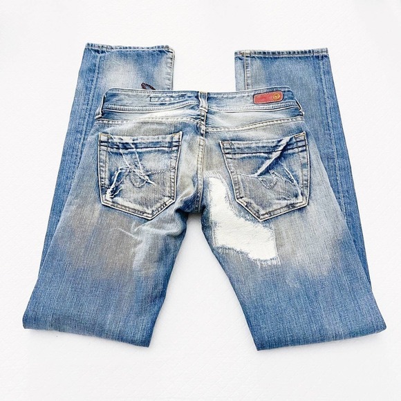 AG The Ambitious Distressed Denim Jeans SZ25 - Picture 5 of 8